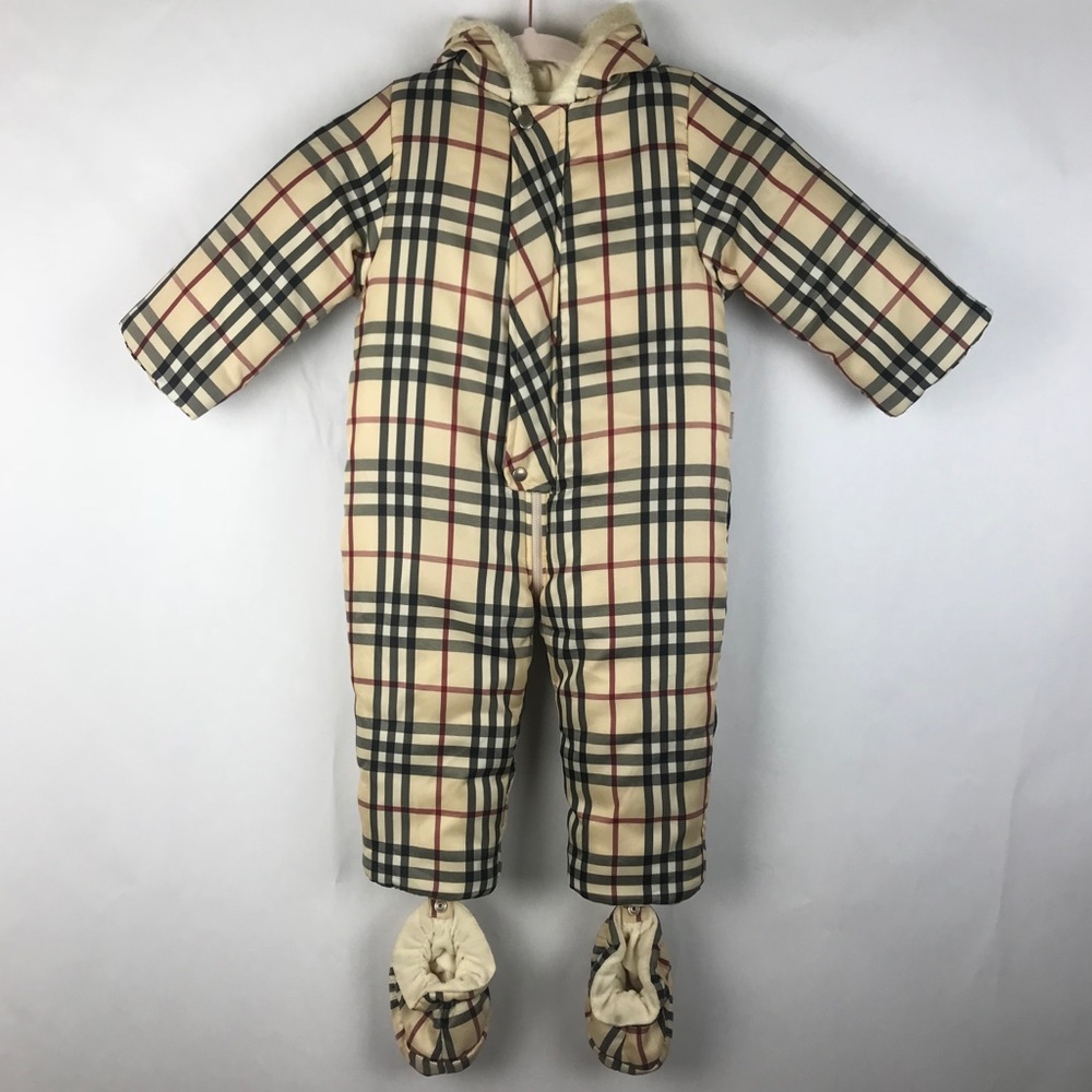 Authentic Burberry Kids’ Down Padded Snowsuit